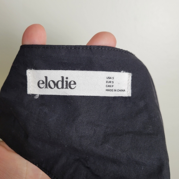 elodie Y2K Tie Black Cropped Tank Top S‎ - Picture 5 of 6
